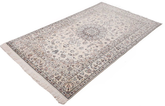 Image 1 of Tapis persan Naïn 6 Lah-Signifié - Très Fin - 216 X 133 cm - Noué à la main