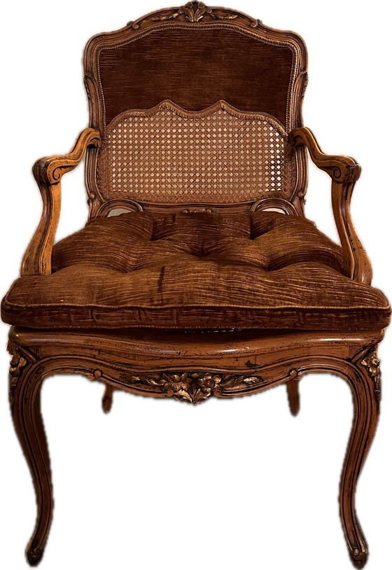 Image 1 of Fauteuil de luxe exclusif avec coussin en velours ( Total 6St Possible)