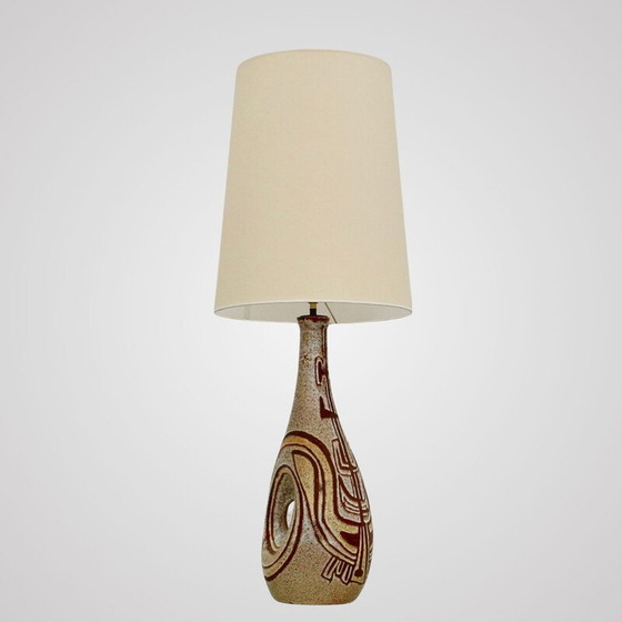 Image 1 of Lampe vintage en céramique d'Accolay, France 1970