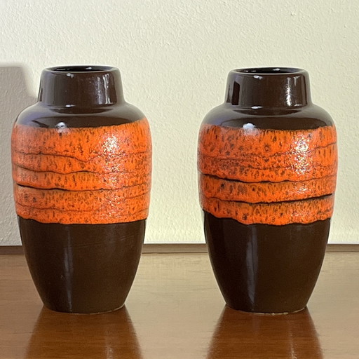 Duo Scheurich W-Allemagne Vases