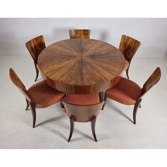 Image 1 of Ensemble de salle à manger vintage par Jindřich Halabala pour Up Zavody, République Tchèque 1940
