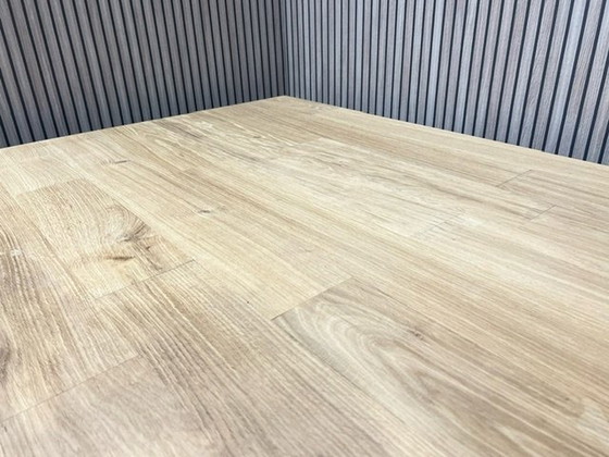 Image 1 of Table de salle à manger en chêne, rectangle, pied araignée