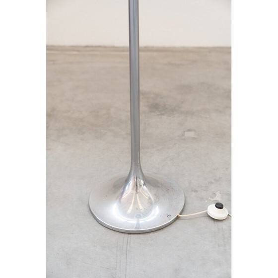 Image 1 of Lampadaire vintage Space Age en verre et acrylique pour Guzzini, Italie 1970