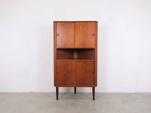 Corner Cabinet Danish Teak Midcentury