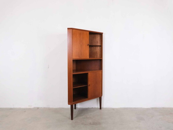 Image 1 of Corner Cabinet Danish Teak Midcentury