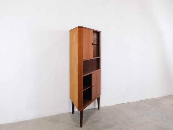 Image 1 of Corner Cabinet Danish Teak Midcentury