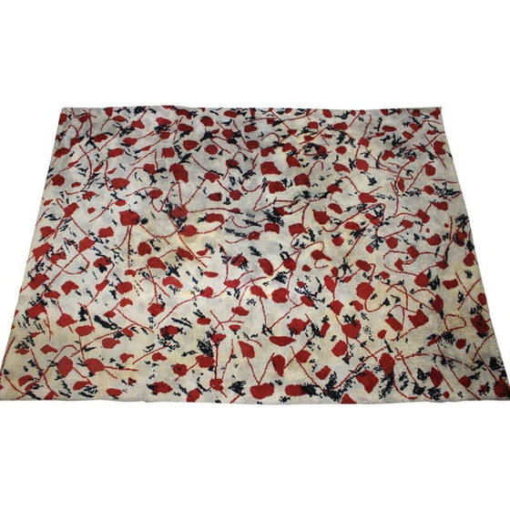 Image 1 of Tapis vintage multicolore en laine
