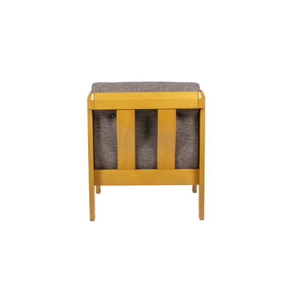 Image 1 of Paire de fauteuils vintage en hêtre et tissu, 1960