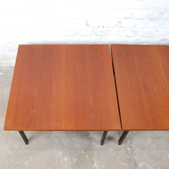 Image 1 of Paire De Tables Basses "Tu02" Par Cees Braakman Pour Pastoe 1960