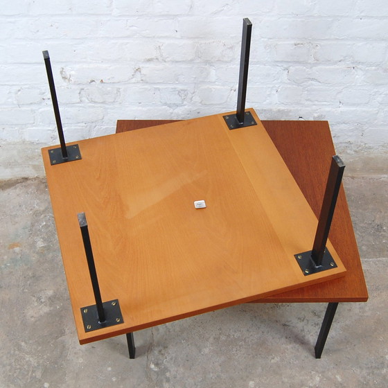 Image 1 of Paire De Tables Basses "Tu02" Par Cees Braakman Pour Pastoe 1960