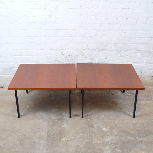 Paire De Tables Basses "Tu02" Par Cees Braakman Pour Pastoe 1960