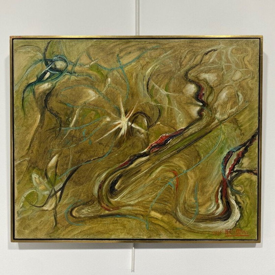 Image 1 of Peinture ancienne de H. Catteau, 1961