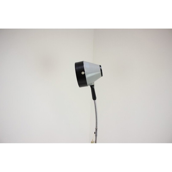 Image 1 of Lampadaire vintage modèle B130 en plastique et chrome, Pologne 1960
