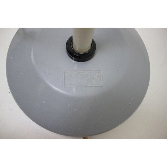 Image 1 of Lampadaire vintage modèle B130 en plastique et chrome, Pologne 1960
