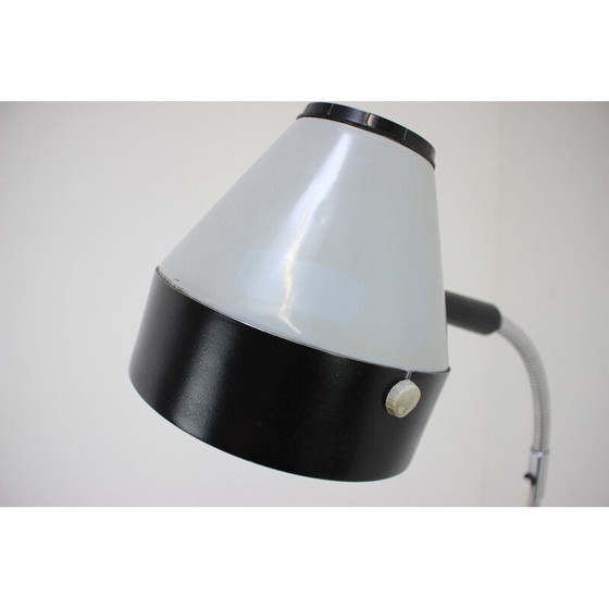 Image 1 of Lampadaire vintage modèle B130 en plastique et chrome, Pologne 1960