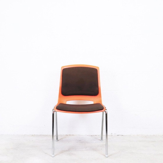 Image 1 of Ensemble de 4 chaises vintage par Stål og stil, Norvège, 1970