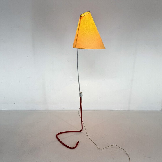 Image 1 of Lampadaire vintage en parchemin par Josef Hurka pour Napako, Tchécoslovaquie 1960