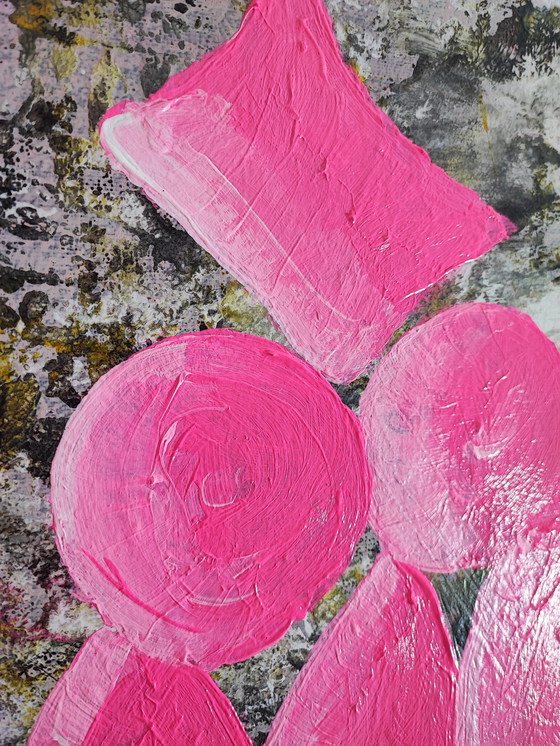 Image 1 of Peinture d'art signée T. G. Kellnberger Xxl Pop Art Deko