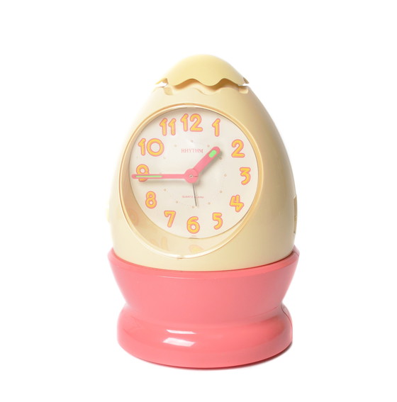 Image 1 of Horloge Vintage 80's Egg Clock By Rhythm