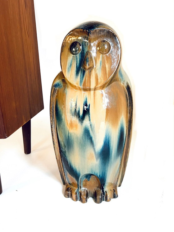 Image 1 of Hibou en céramique, Rudi Stahl '60