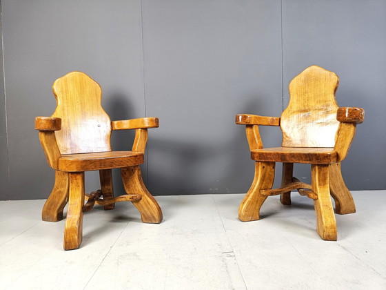 Image 1 of Fauteuil Vintage Brutalist, 1960S (Multiple Pieces In Stock)