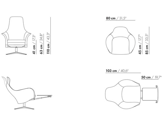 Image 1 of Fauteuil design Montis Marvin