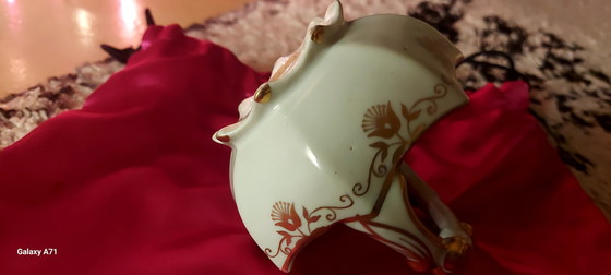 Image 1 of Petite Corbeille En Porcelaine De Limoges Années 30/40