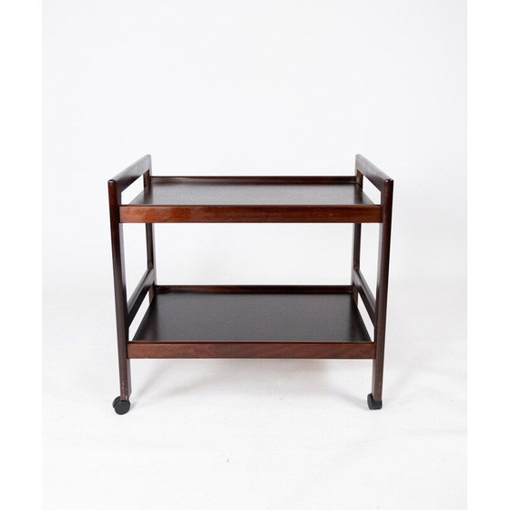Image 1 of Table roulante vintage en acajou, danois, années 1960