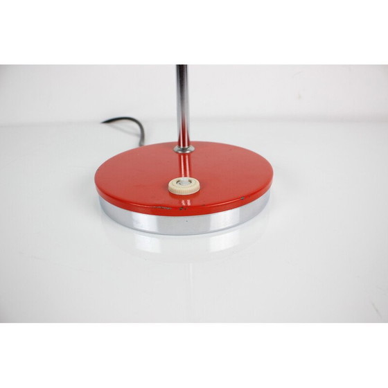 Image 1 of Lampe de table vintage en métal et chrome, Allemagne 1970