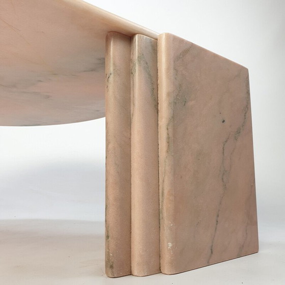 Image 1 of Table basse vintage en marbre, Italie 1980