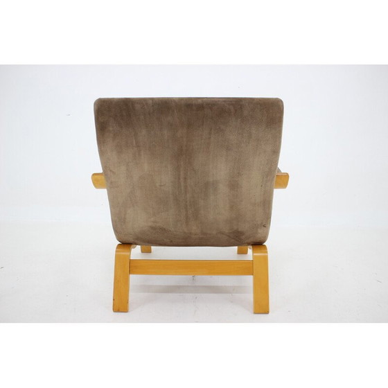 Image 1 of Fauteuil vintage en cuir "Contino" par Yngve Ekström, Suède 1970