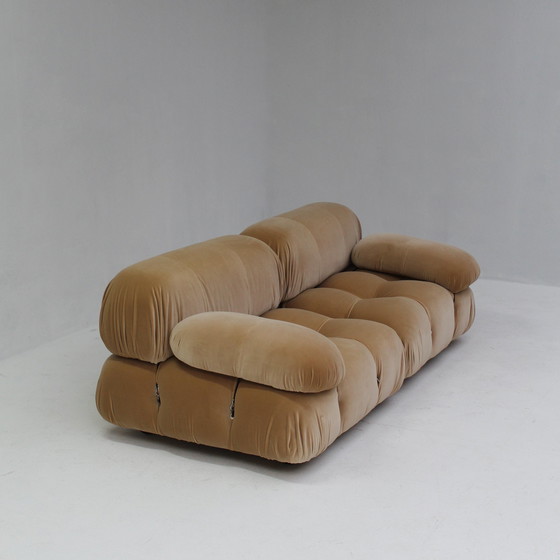 Image 1 of Ensemble de 5 pièces Camaleonda en velours rose/beige par Mario Bellini pour B&B Italia