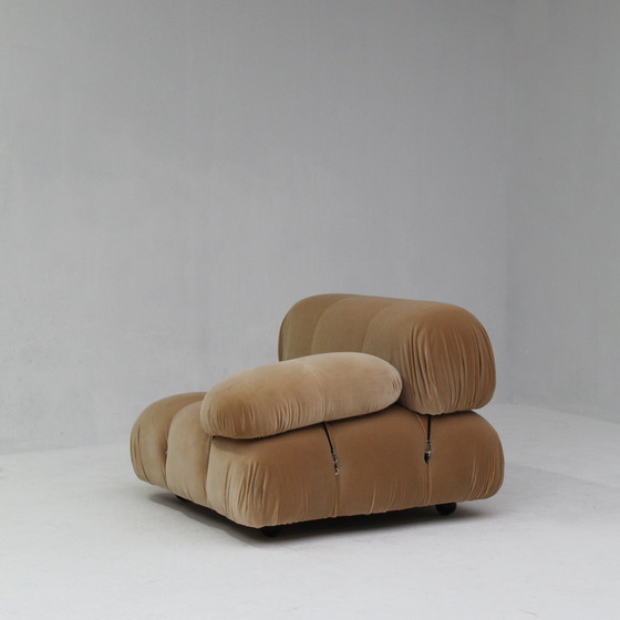 Image 1 of Ensemble de 5 pièces Camaleonda en velours rose/beige par Mario Bellini pour B&B Italia