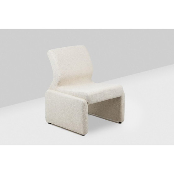 Image 1 of Paire de fauteuils vintage avec boucles blanches, 1970