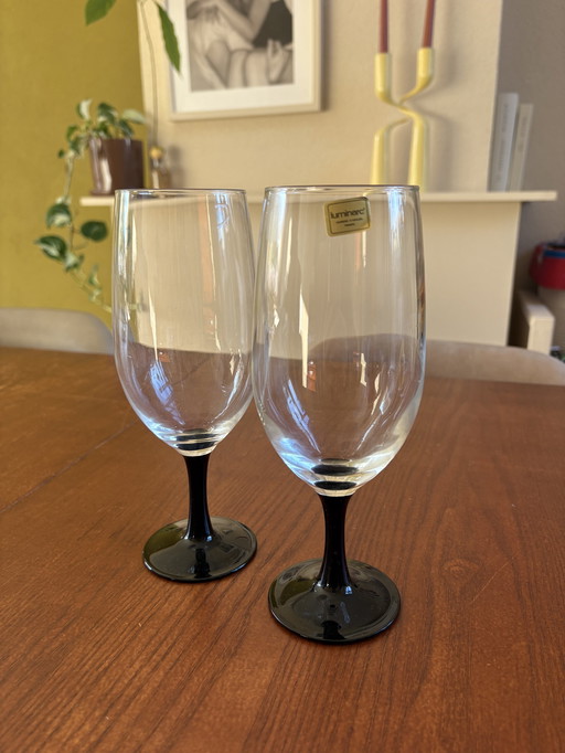 2 verres Luminarc Domino