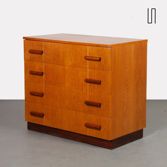 Image 1 of Rangement vintage en chêne pour Up Zavody, Tchécoslovaquie 1960