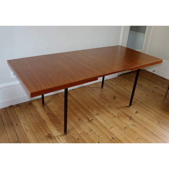 Image 1 of Table vintage en teck par Paul Geoffroy pour Roche Bobois, France 1960