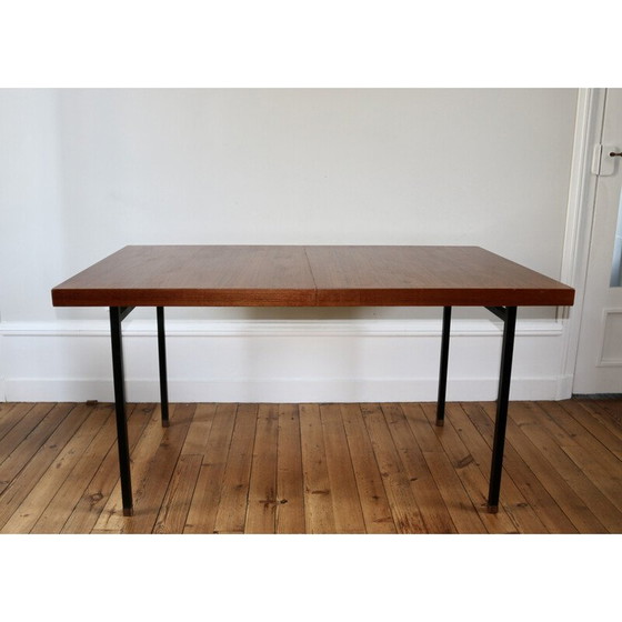 Image 1 of Table vintage en teck par Paul Geoffroy pour Roche Bobois, France 1960