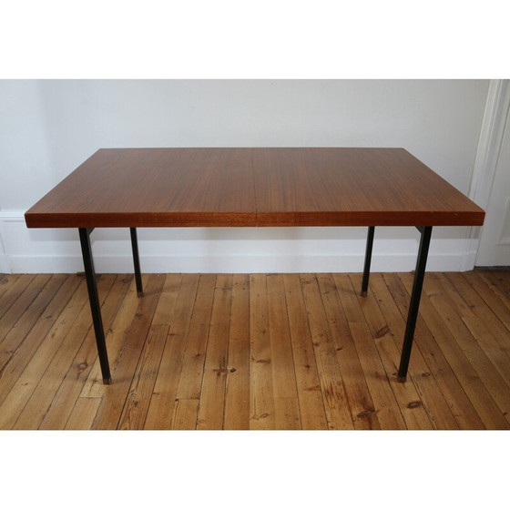 Image 1 of Table vintage en teck par Paul Geoffroy pour Roche Bobois, France 1960