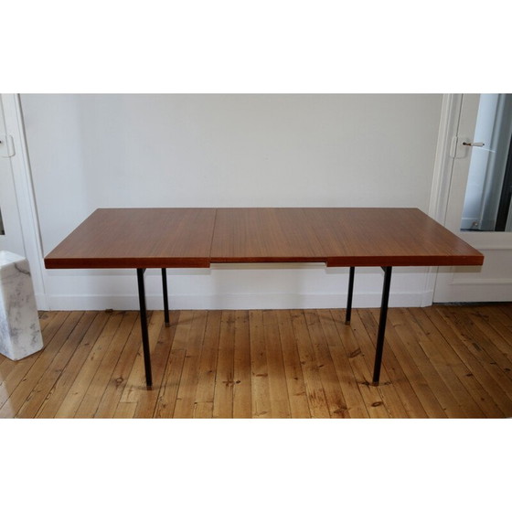 Image 1 of Table vintage en teck par Paul Geoffroy pour Roche Bobois, France 1960