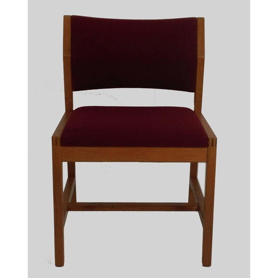 Image 1 of Ensemble de 6 chaises de salle à manger vintage modèle 3241 Borge Mogensen en chêne 1970