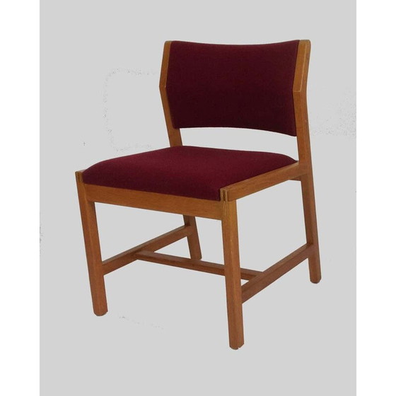Image 1 of Ensemble de 6 chaises de salle à manger vintage modèle 3241 Borge Mogensen en chêne 1970