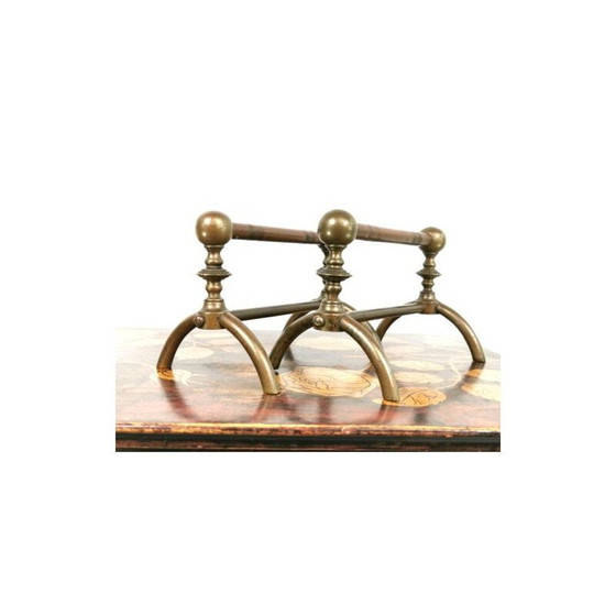 Image 1 of Paire de chiens de garde en laiton du Dr Christopher Dresser