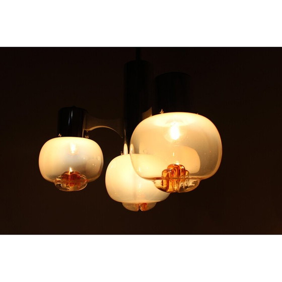 Image 1 of Lustre vintage en verre de Murano, 1970