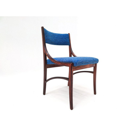 Image 1 of Ensemble Mid Century de 4 chaises et 2 fauteuils modèle 110 par Ico Parisi, Italie années 1960