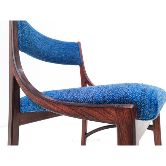 Image 1 of Ensemble Mid Century de 4 chaises et 2 fauteuils modèle 110 par Ico Parisi, Italie années 1960