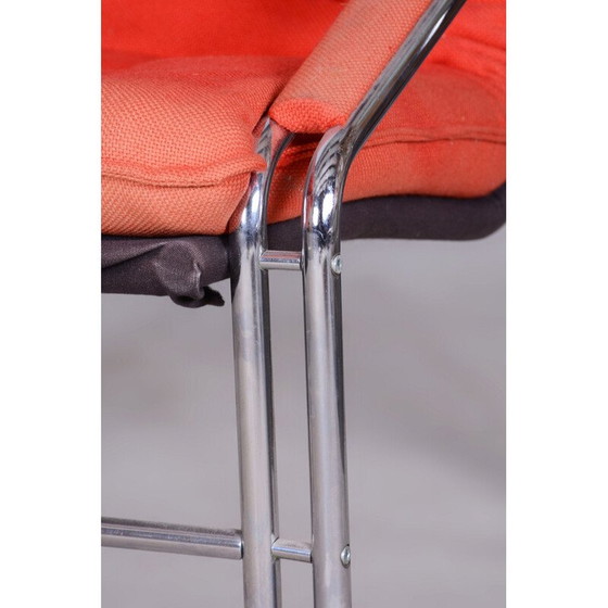 Image 1 of Ensemble de salon vintage en verre et chrome, Slovaquie 1970