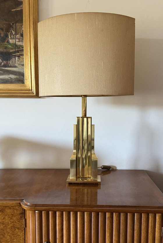 Image 1 of Luciano Frigerio, lampe de table Hollywood Regency Mod. Base de lampe de table Tartaro, Italie 1970