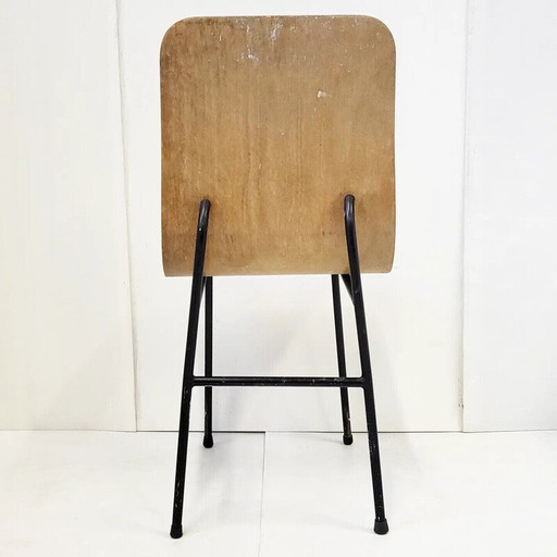 Chaise en bois vintage, 1950