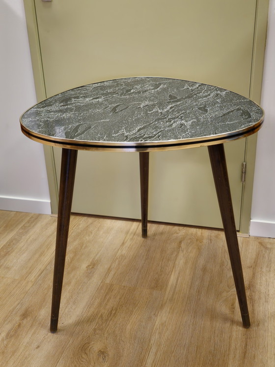 Image 1 of Vintage Table basse Table basse Table d'appoint Table en marbre